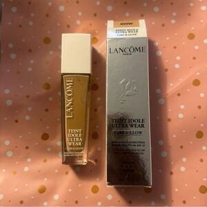 Lancome Teint Idole Ultra Wear Care & Glow  1.0oz/30ml New With Box- 400W